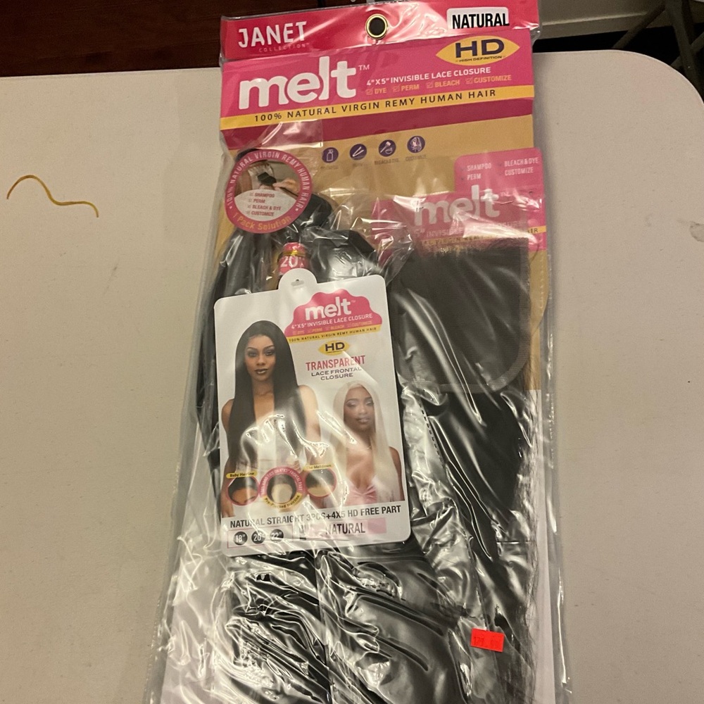 Janet collection virgin Remy human hair